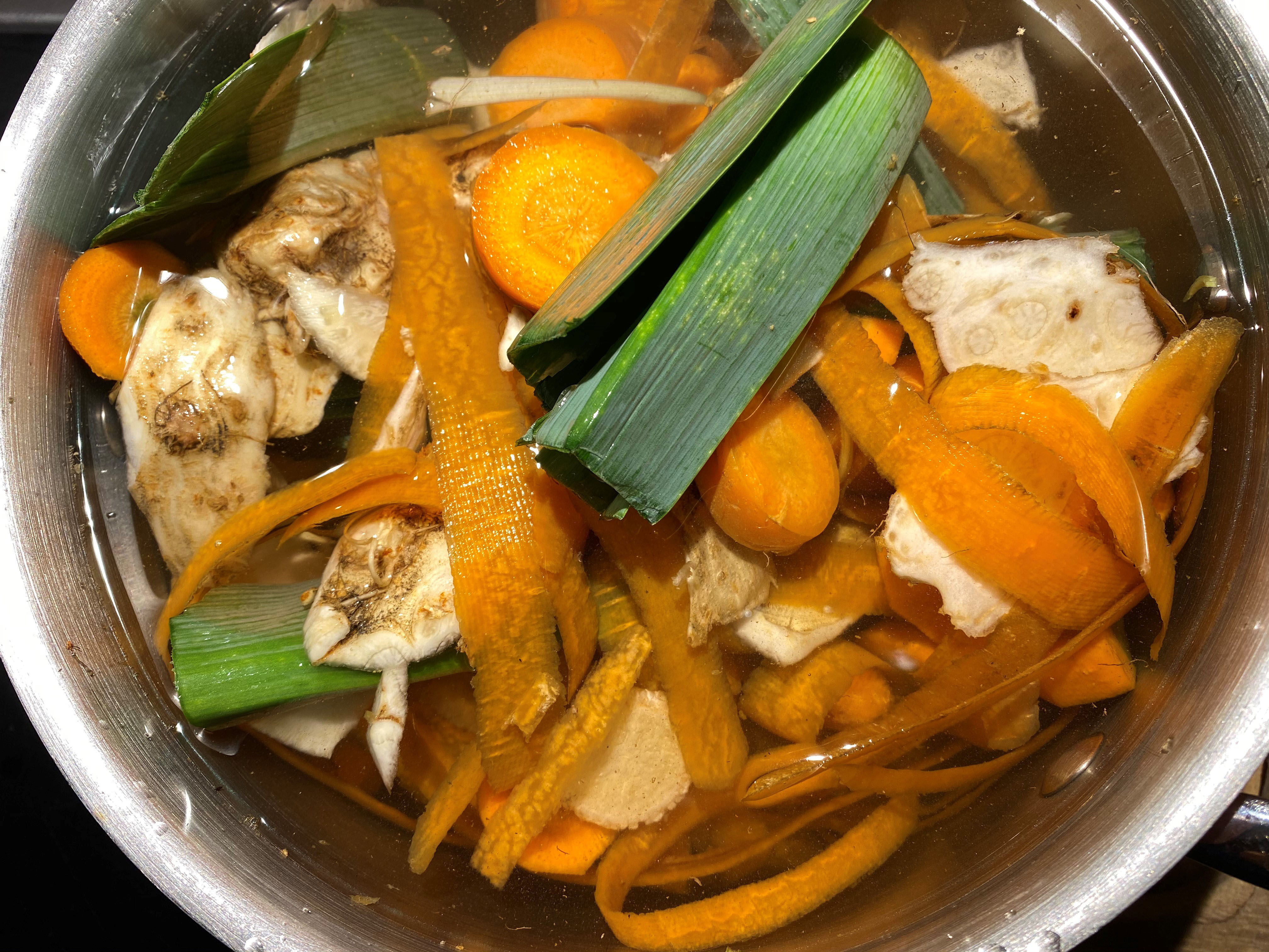 Bouillon de légumes.